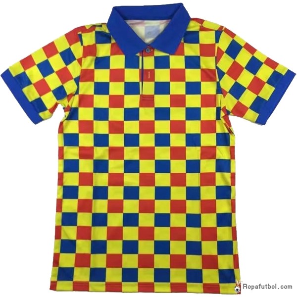 Camiseta Croacia 2017 Amarillo Azul